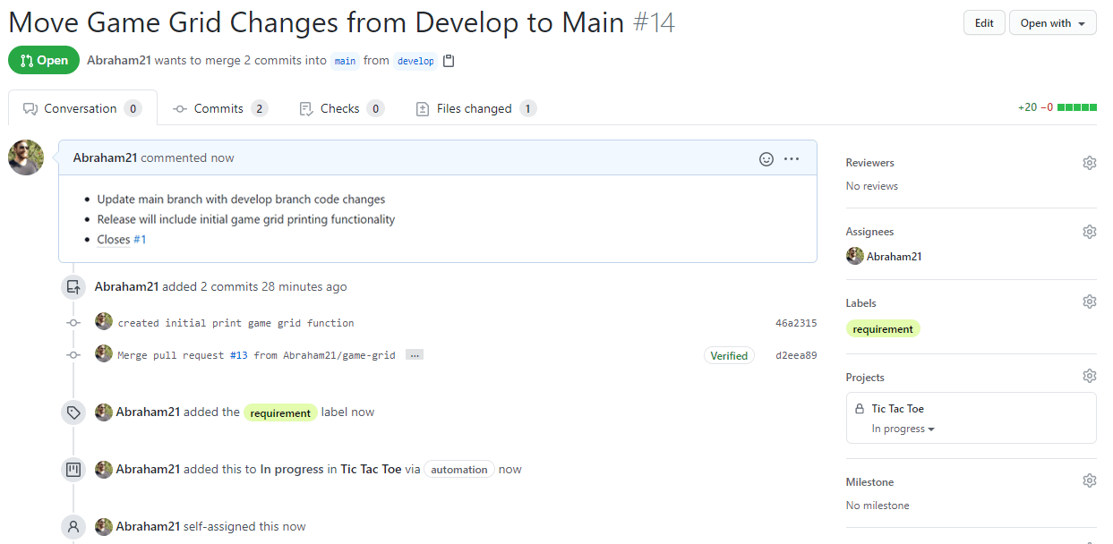 PR from Develop to Main