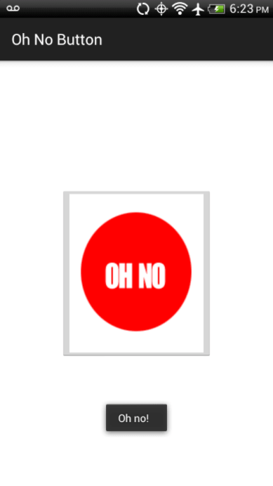 Oh No Button